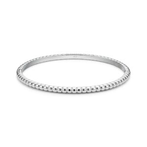 miroacc women steel - Bubble Edge Bangle Bracelet