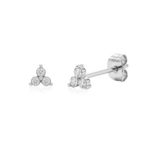 miroacc women steel - Small Lotus Flower Stud Earrings