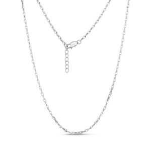 miroacc women steel - Fine Link Everyday Necklace