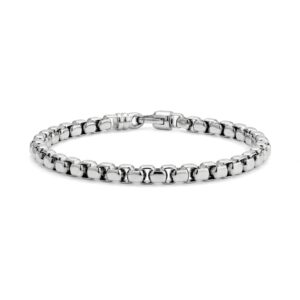 miroacc steel - Essential Round Box Link Bracelet