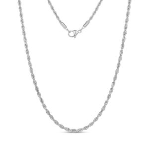 miroacc steel - Thin Rope Chain Necklace
